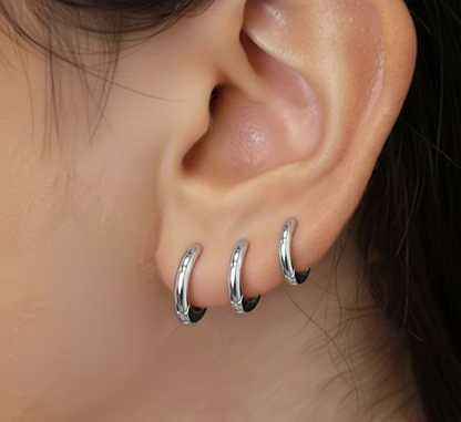 Triple Essential Hoops Earrings