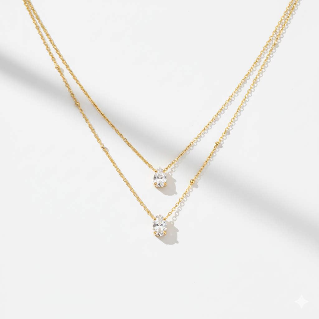 Golden Drops Necklace