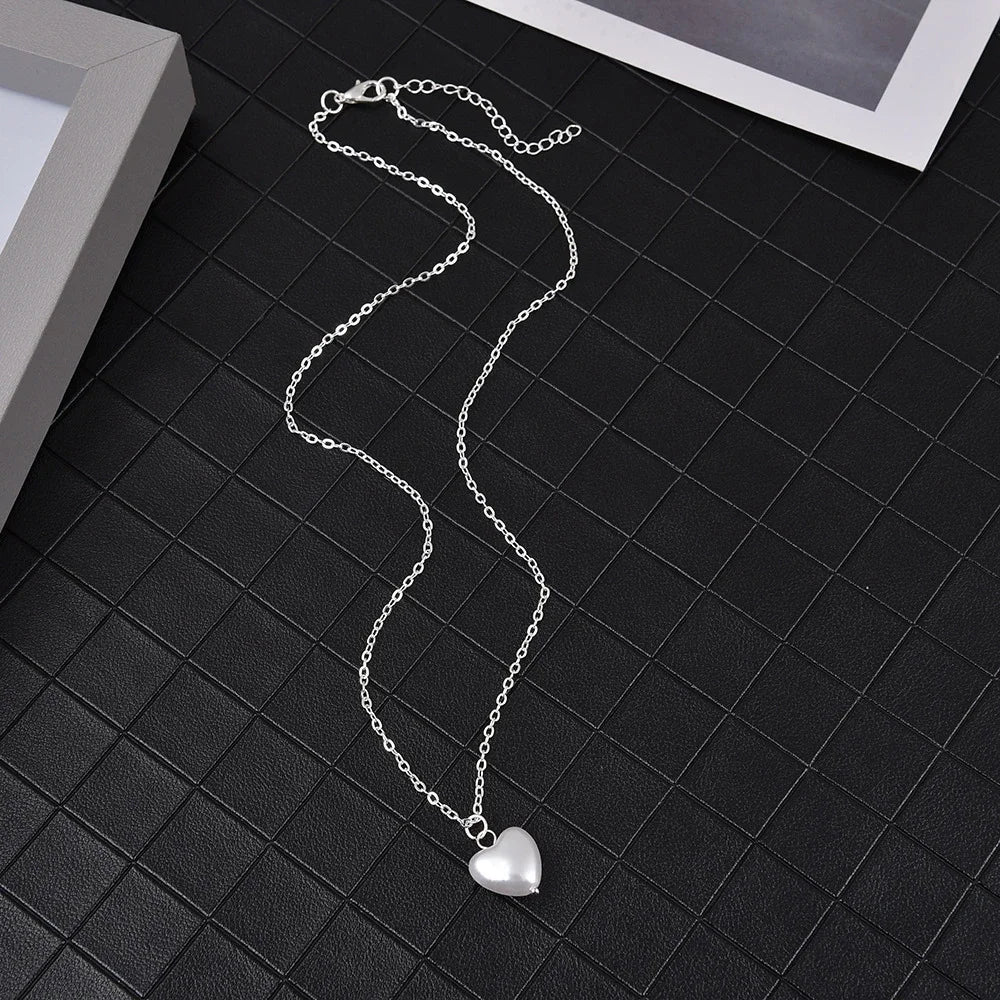 Lustrous Heart Necklace