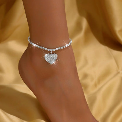 Glamour Heart Anklet