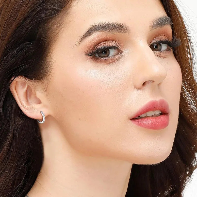 Luna Spark Hoops Earrings