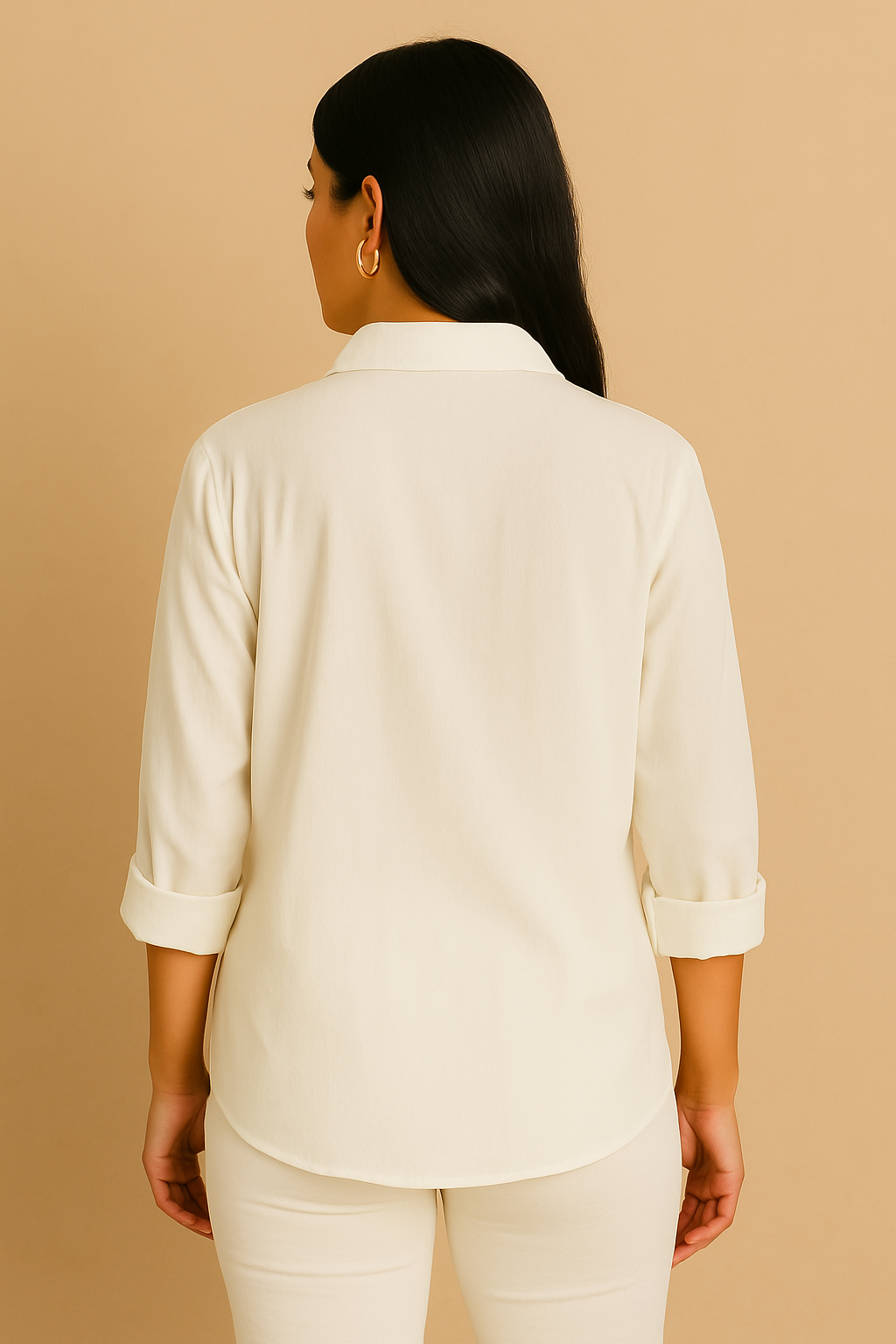 White Grace Shirt - Ellyora
