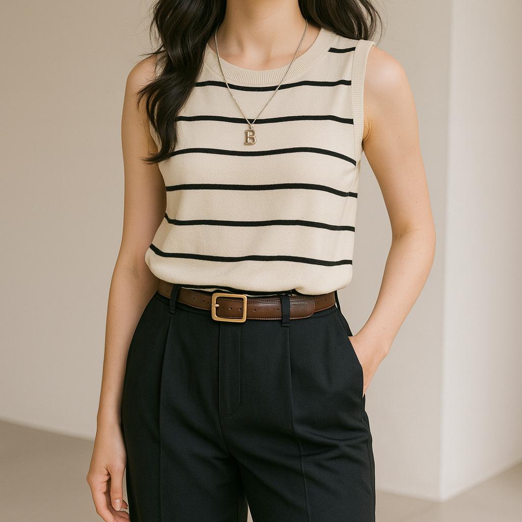 Classic Stripe Top - Ellyora